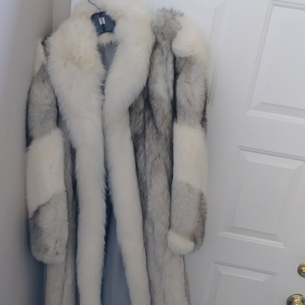 Fox fur genuine